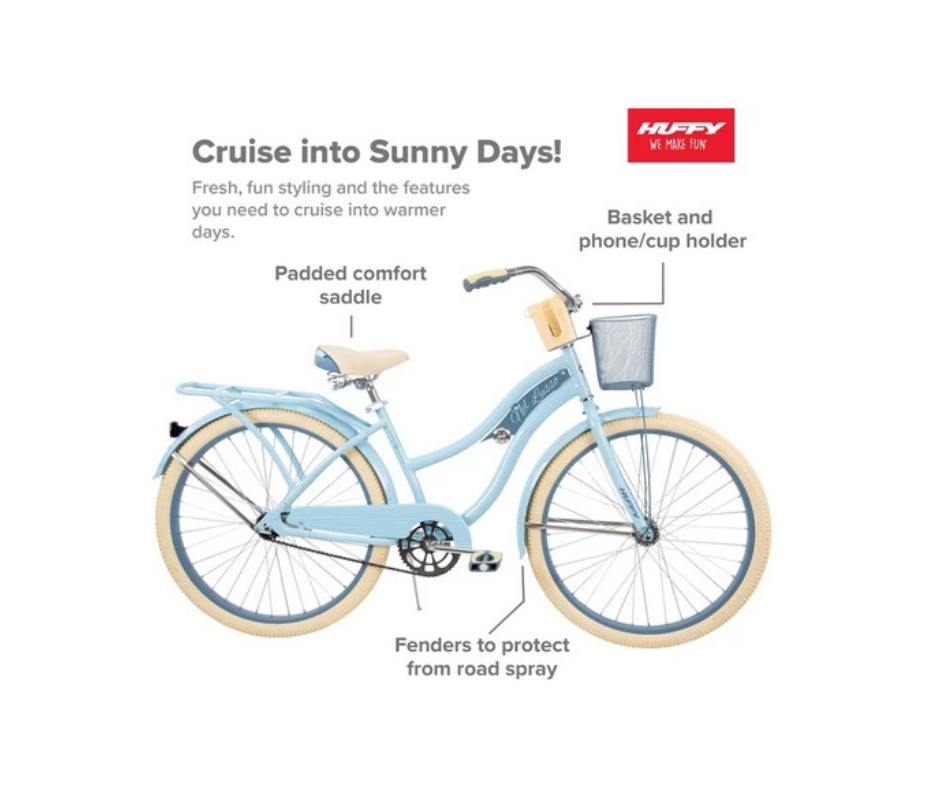 Bicicleta Cruiser, Huffy, Nel Lusso, R26 Nuevo, Estética 95% - Amaru Comercializadora