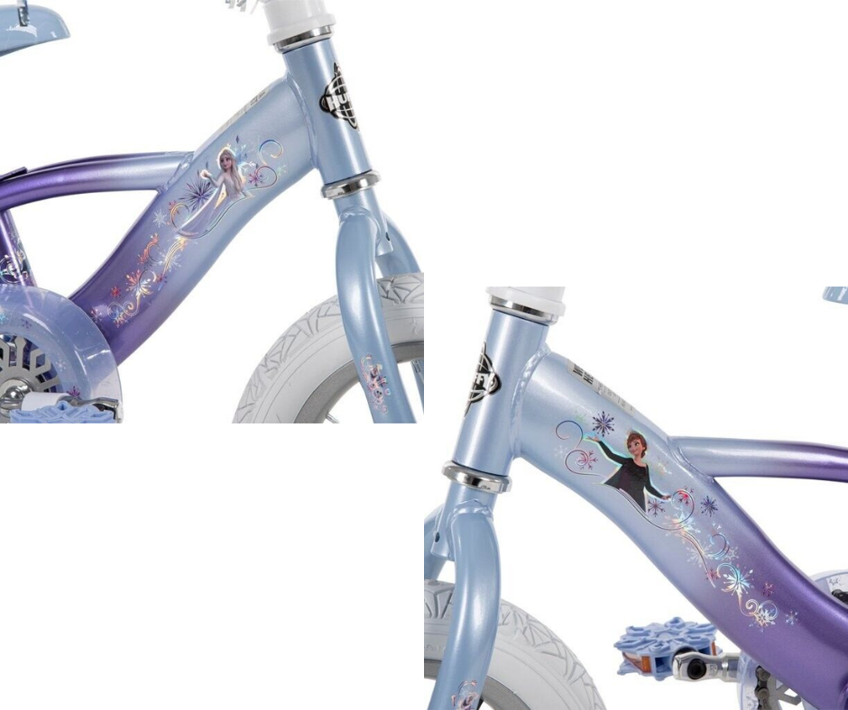 Bicicleta Niños, Huffy, Frozen, Nueva, R12, Estética 95% - Amaru Comercializadora