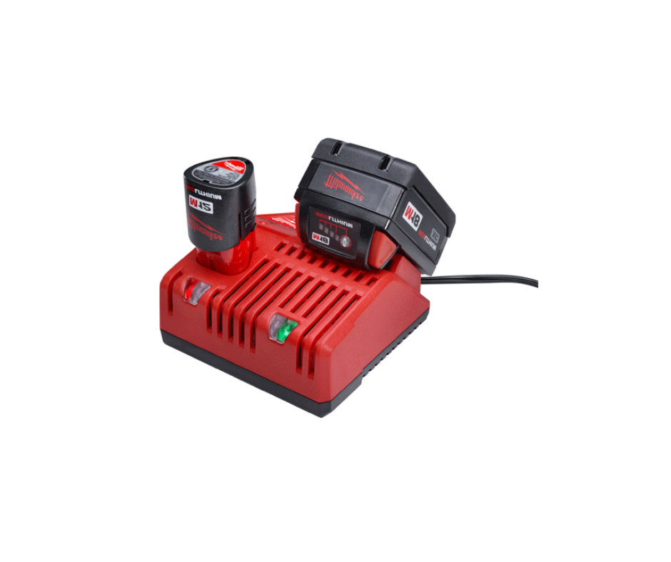 Cargador Multi-voltaje Para Herramienta Milwaukee 48-59-1812 - Amaru Comercializadora