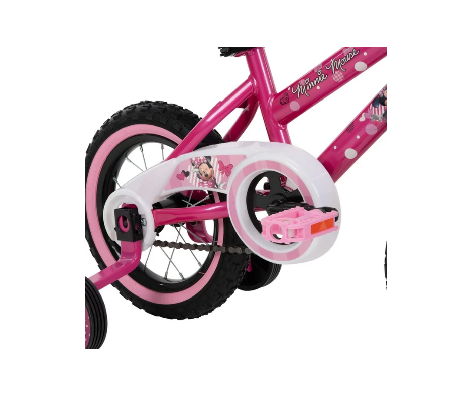 Bicicleta Niña, Huffy R12, Minnie Mouse, Nuevo, Estética 95% - Amaru Comercializadora
