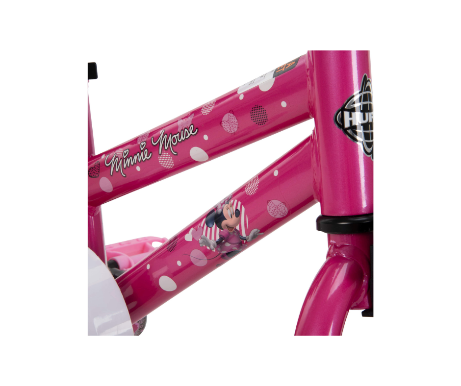 Bicicleta Niña, Huffy R12, Minnie Mouse, Nuevo, Estética 95% - Amaru Comercializadora