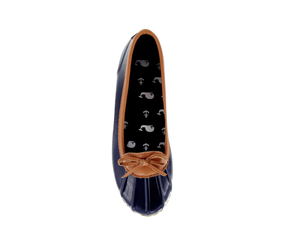 Flats Para Dama, London Fog, Webster, Casual, Azul Oscuro - Amaru Comercializadora