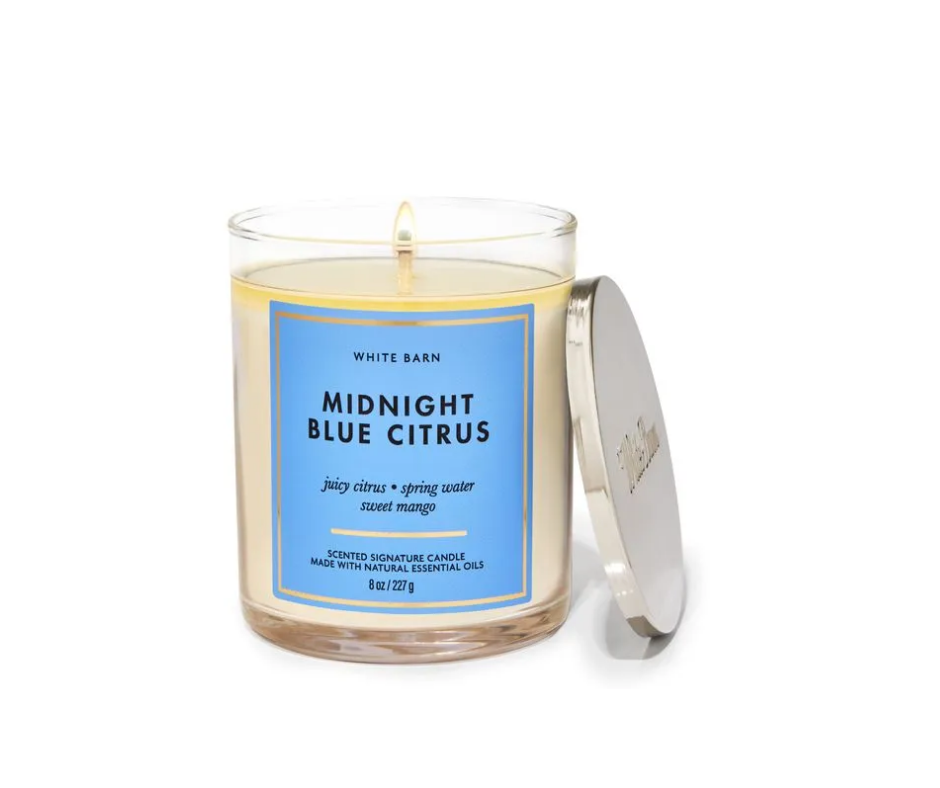 Veladora Bath and Body Works, Midnight Blue Citrus (227 g) - Amaru Comercializadora