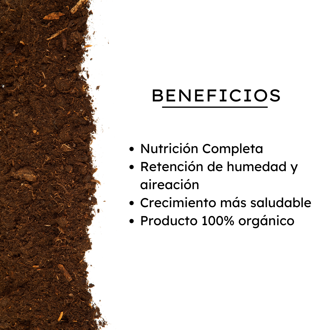 Tierra Humus De Lombriz en Bolsa De 5 Kg - Amaru Comercializadora