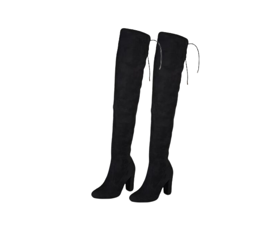 Bota Larga Para Dama, Journee Collection, Maya, Negro - Amaru Comercializadora