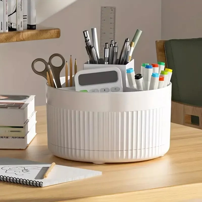 Organizador Multifuncional Blanco Giratorio 360° - Amaru Comercializadora