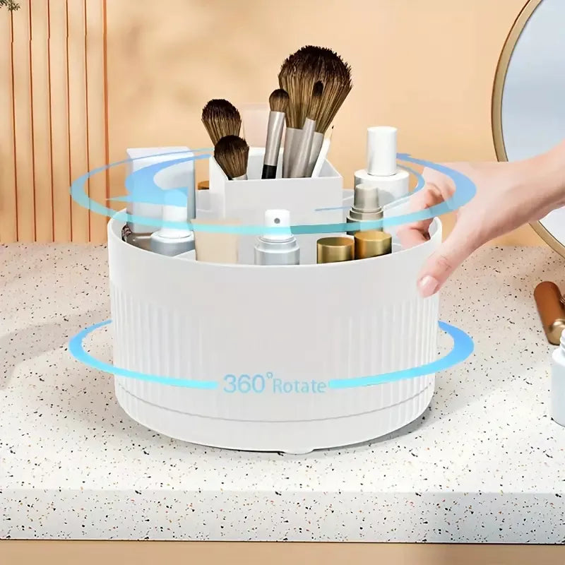 Organizador Multifuncional Blanco Giratorio 360° - Amaru Comercializadora