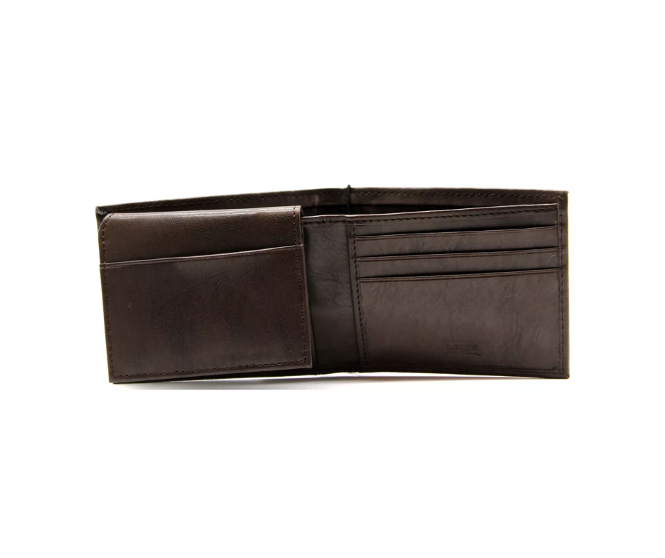 Cartera Levi's de Hombre Modelo 31LP220124, Color Café - Amaru Comercializadora