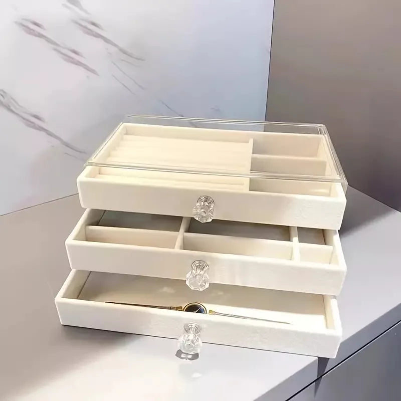 Organizador De Joyas De 3 Cajones Caja De Exhibición Joyería - Amaru Comercializadora
